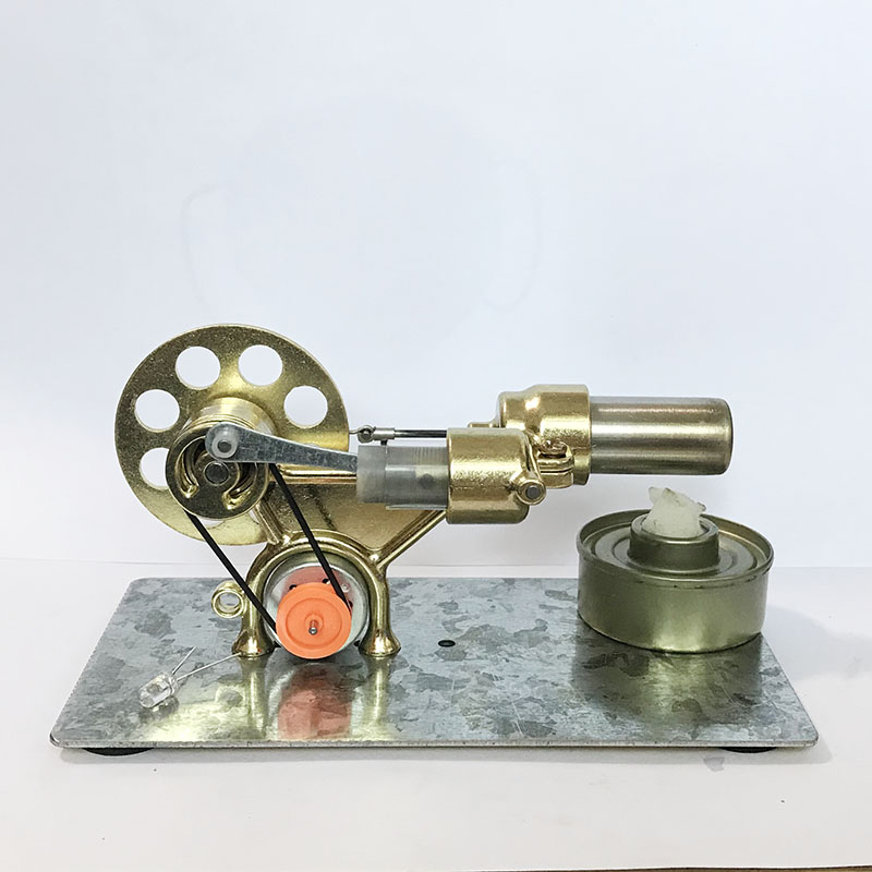 斯特林发动机模型可发动 发电机蒸汽机科学物理实验科普教学科学制作