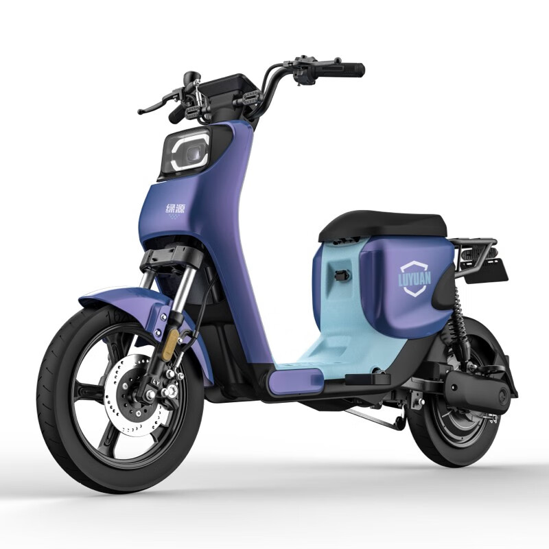 绿源电动车锂电池新国标电动自行车k7 nfc智能解锁 超长续航 幻影蓝