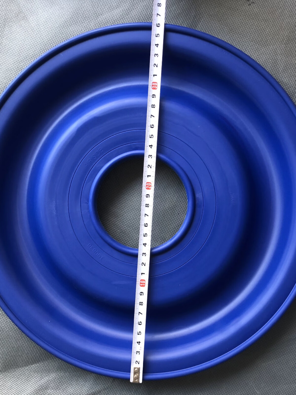 125气动隔膜泵膜片三道橡胶蓝色隔膜片190838 3寸泵配件