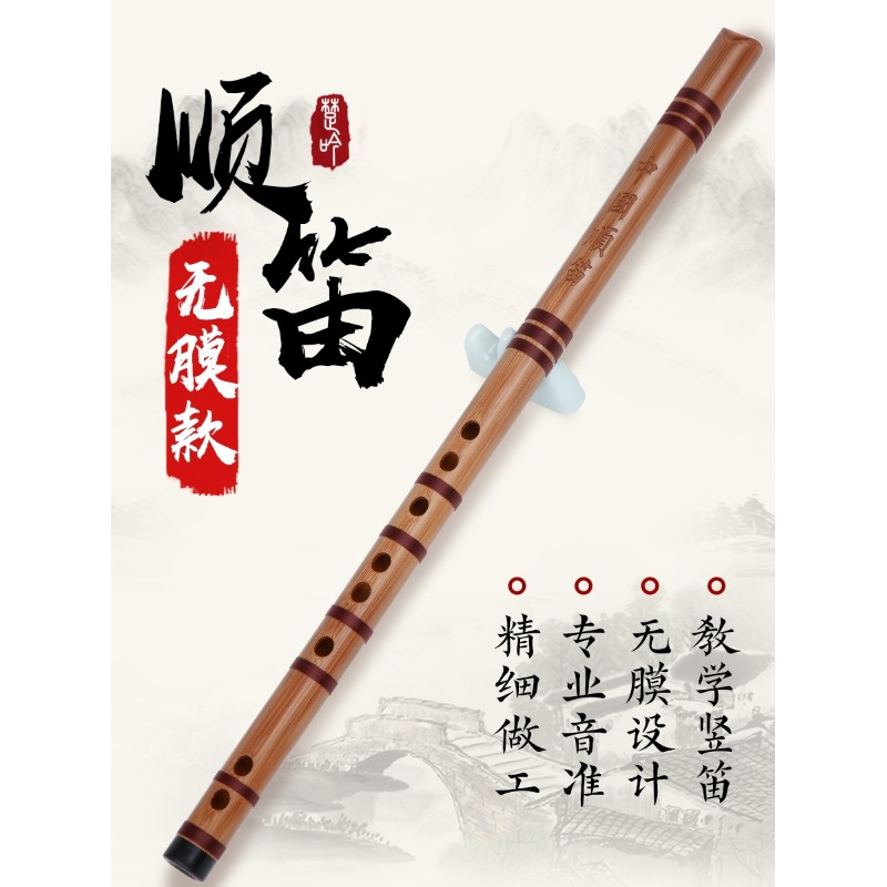 楚吟学生竖笛新式无膜中小学教学六孔初学入门零基础顺笛成人乐器