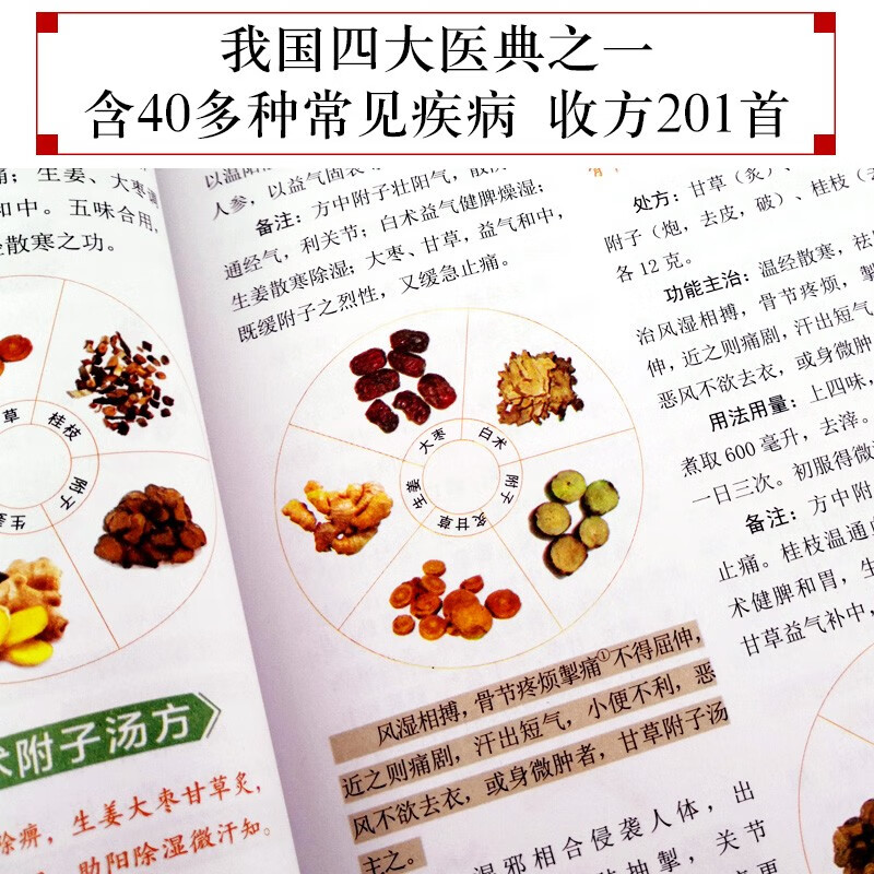 全2册图解中医四大经典名著自学入门医学书中医基础理论知识书籍 默认规格