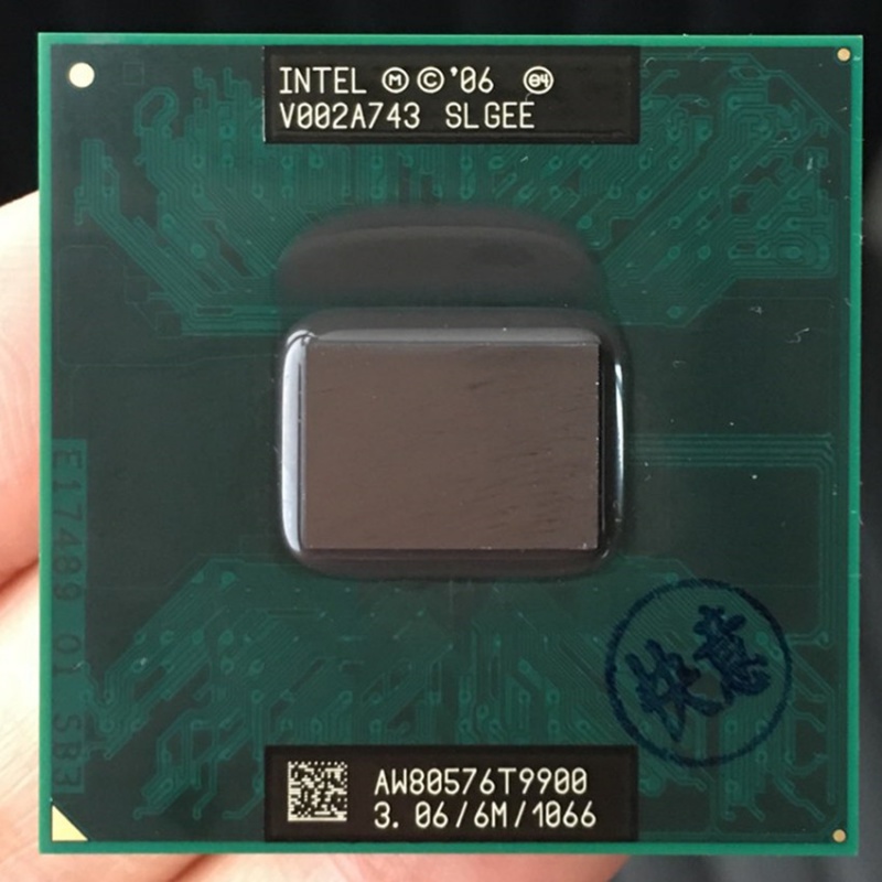 intel 酷睿2双核t9900笔记本cpu 3.06g2f6m