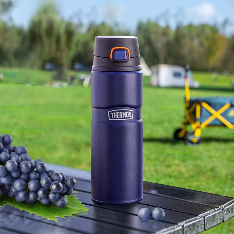 膳魔师（THERMOS）保温杯780ml男女大容量旅行水杯学生生日礼物TSK2700S大西洋蓝
