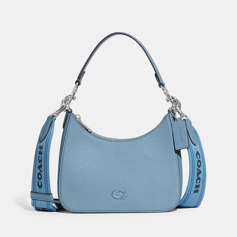 蔻驰(coach)hobo crossbody 男女同款经典标志半月手提包 单肩斜挎包