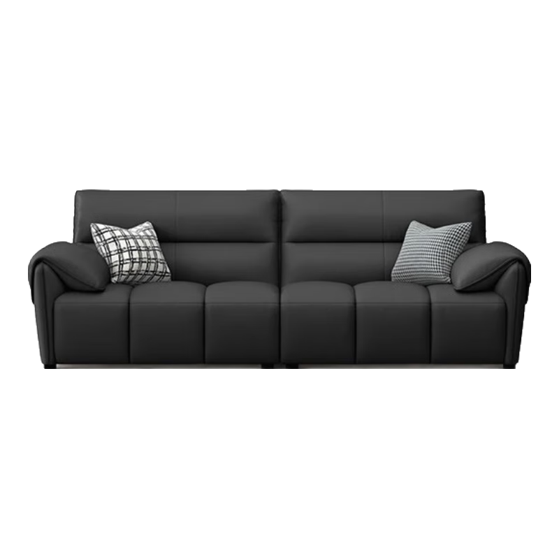 闭眼买、PLUS会员:林氏家居 真皮钢琴键沙发 2025年升级头层牛皮 PS060 2.5m 黑茶色 加厚头层牛皮 3137.31元包邮(需用券)