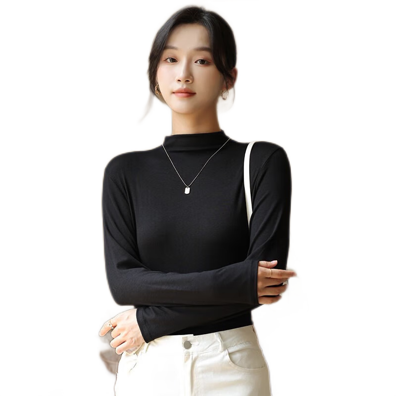 �������˴����Ů���⴩�ﶬ������촿ɫ�ڴ����°ٴ���Ĥ�³���T�� ����� ���롾�ʺ�80-130�