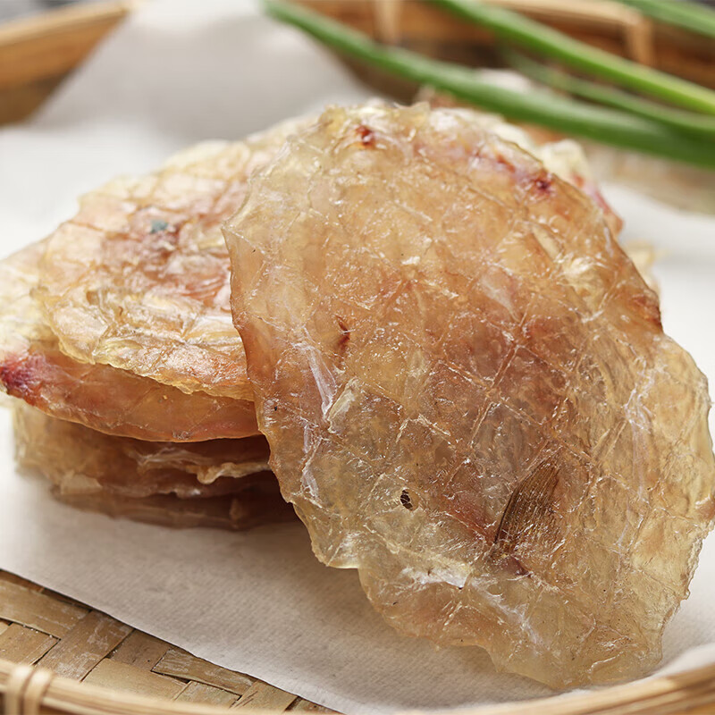宜享健康温州特产海鲜干货烤生鱼片扒皮鱼片无刺海洋烹饪小吃500g