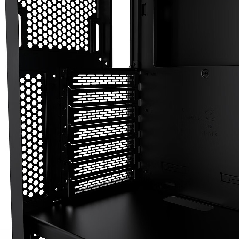 爱国者（aigo）炫影5  黑色 台式机电脑机箱 ATX主板/360冷排/双面钢化玻璃/主板同步发光面板