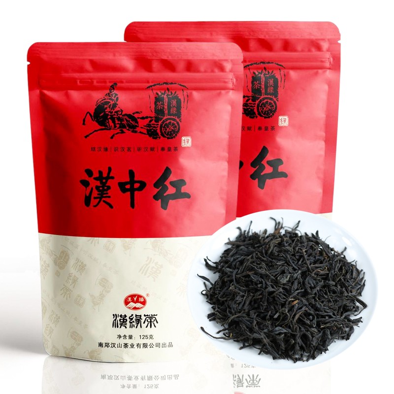 百草仙翁汉中高山红茶浓香型小种工夫红茶蜜香型散装袋装口粮茶叶 1袋