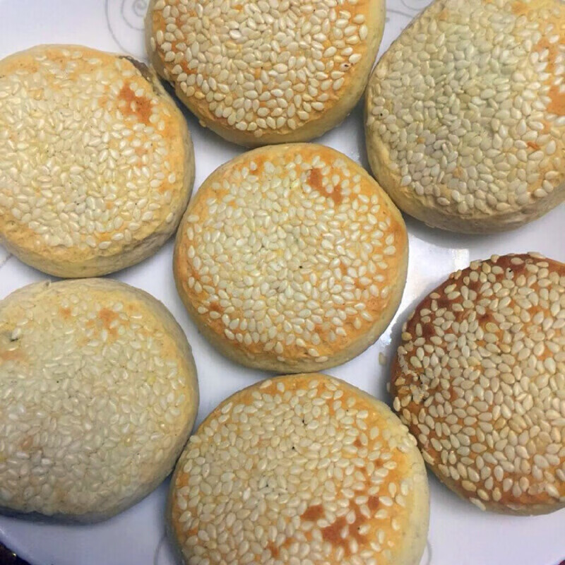 虎钢馋  湖北恩施土特产巴东莲峡河土家饼三峡饼小麻饼芝麻饼零食传统