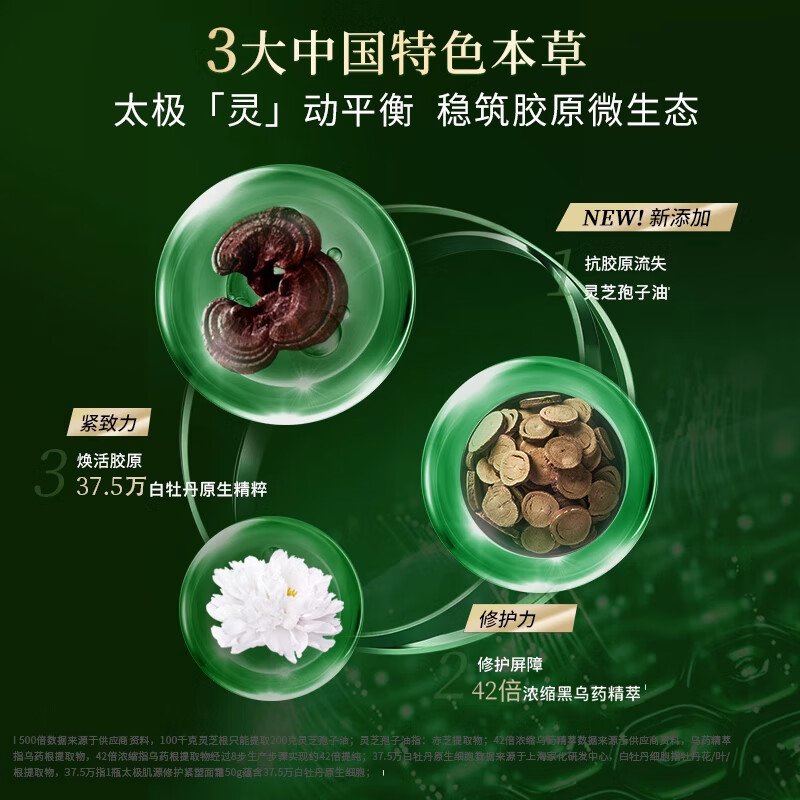 佰草集太极肌源啵啵霜补水保湿紧致日晚霜秋冬面霜护肤品保湿霜送女友 太极啵啵霜50g