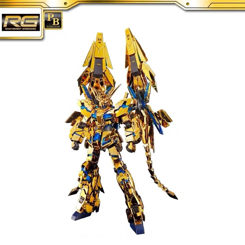 万代(bandai)现货万代pb限定 rg 1/144 rx-0 电镀3号机 rg菲尼克斯nt