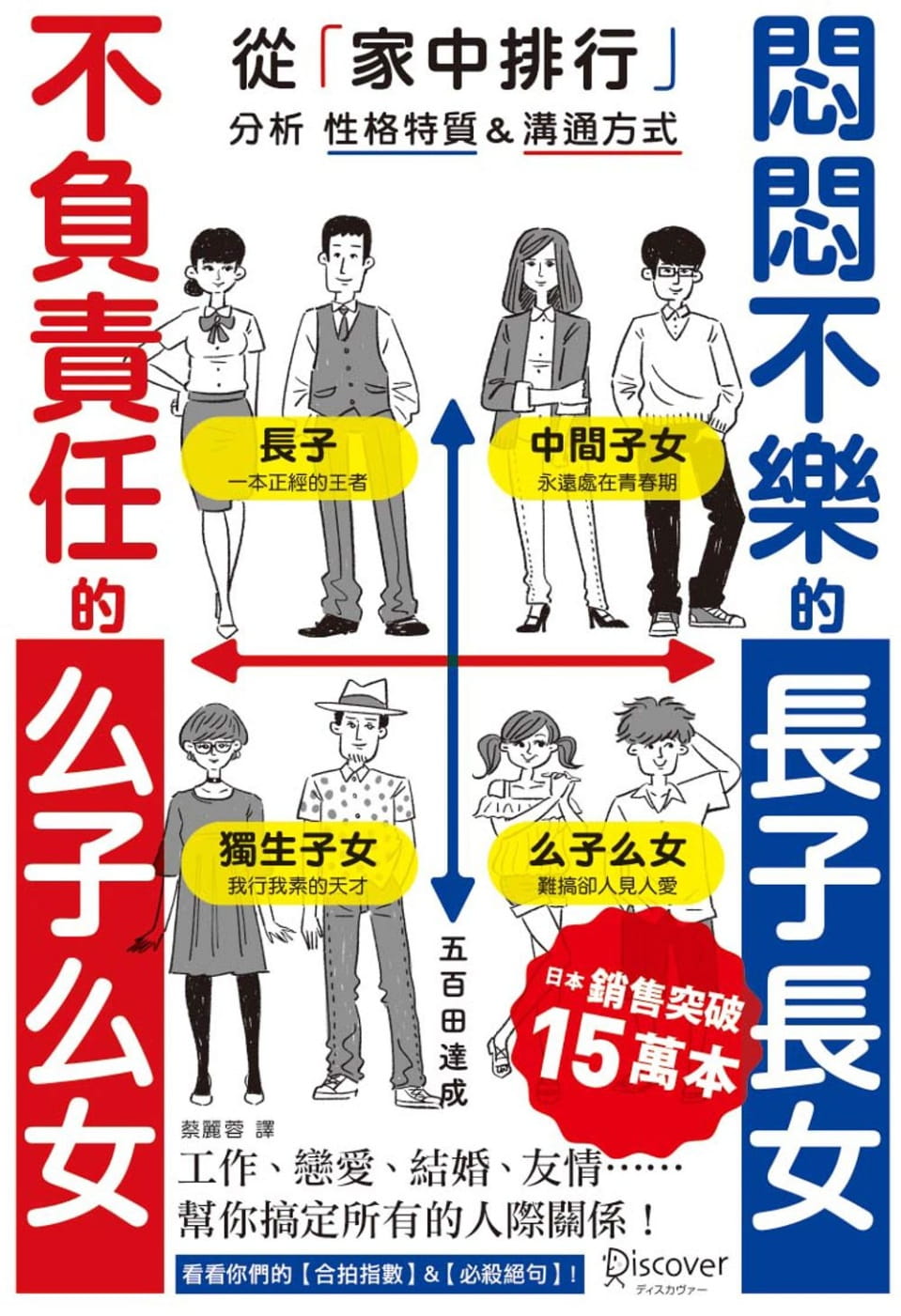 现货 闷闷不乐的长子长女＆不负责任的幺子幺女从「家中排行」分析性格特质＆沟通方式 枫书坊 台版原版 心理励志 枫书坊 港台图书