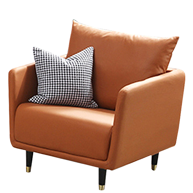 顾格 沙发三防科技布客厅家具北欧现代简约轻奢公寓民宿小户型布艺沙发 单人位9009-80含乳胶