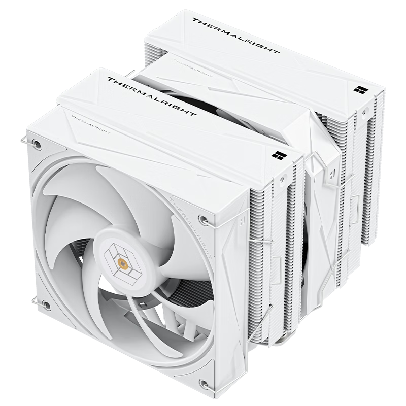 利民Thermalright ROYAL PRETOR 130 WHITE 皇家执政官 白色双塔六热管风冷散热器 ROYAL PRETOR 130 WHITE