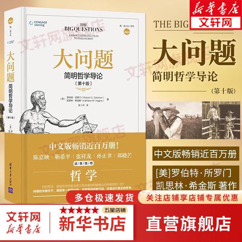 大问题 简明哲学导论 第十版 罗伯特所罗门 著 西方哲学入门书籍 樊登、陈嘉映、靳希平、张祥龙、孙正聿、邓晓芒推荐 新华文轩旗舰店怎么样,好用不?