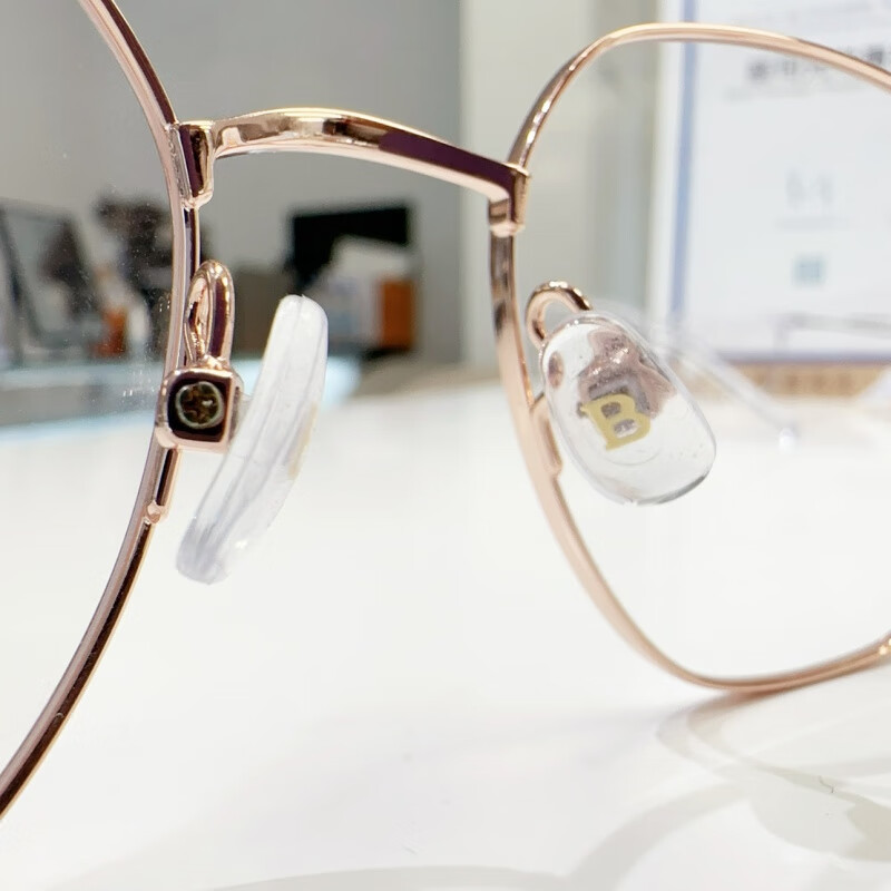 雷朋适用眼镜鼻托超轻防滑硅胶无痕合金超轻眼镜框鼻垫托叶配件 现货