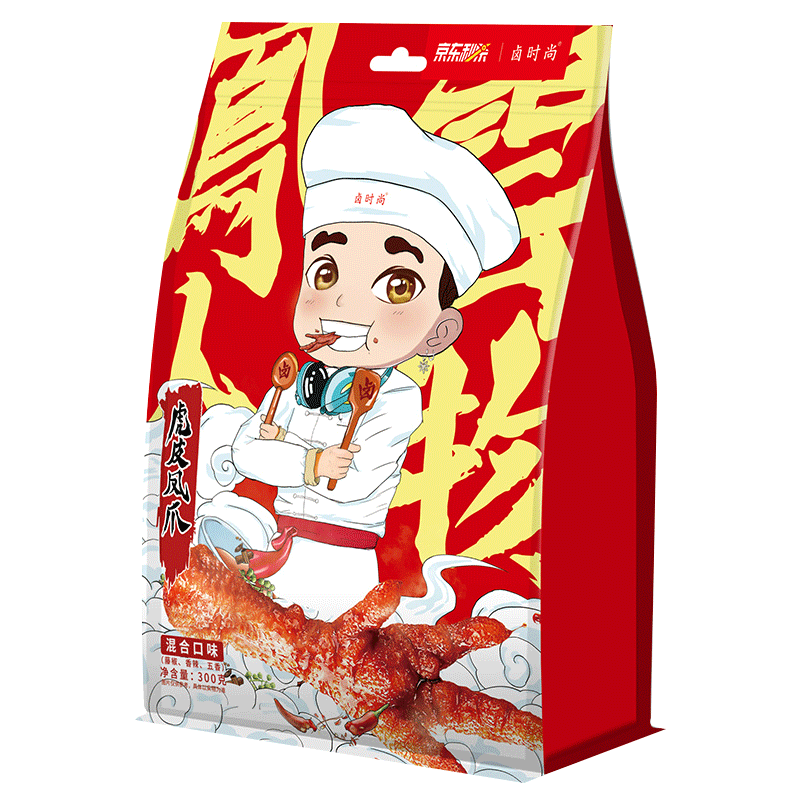 卤时尚品牌虎皮凤爪混合味300g肉干肉脯-价格走势、口感评测及销量趋势分析|如何看肉干肉脯商品历史价格