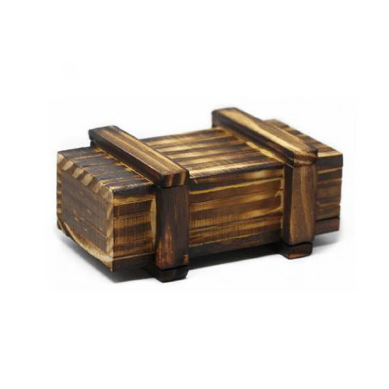 鲁班锁 机关盒 秘密的机关木盒子鲁班锁孔明锁大号木制智力解锁 单开