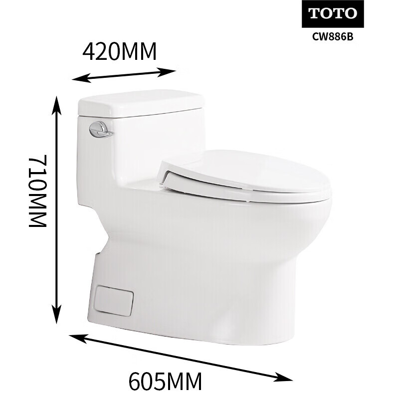 toto马桶cw886/cw923/cw166/cw636陶瓷连体虹吸地排家用工程 cw886