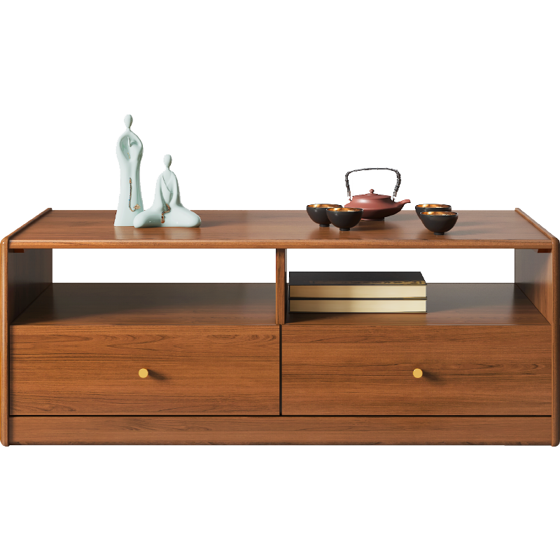 天坛家具实木茶几 2022新款纯实木简约小户型客厅家用简用茶几桌 茶几
