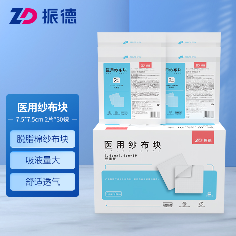 振德(ZHENDE)无菌型医用纱布块:历史价格走势,质量保障