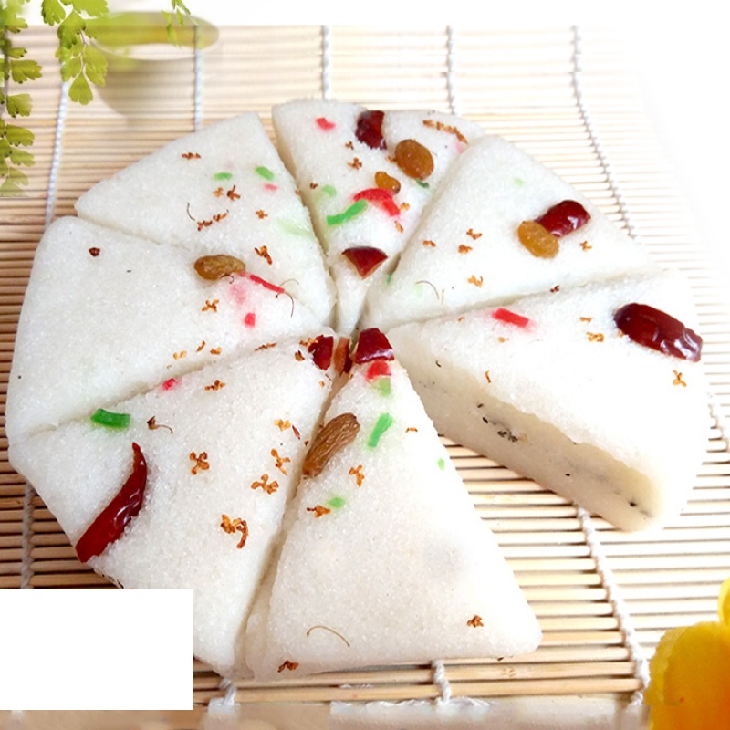 虎钢馋浙江特产小吃温州白糖松糕糯米糕年糕重阳糕点美食喜事糕