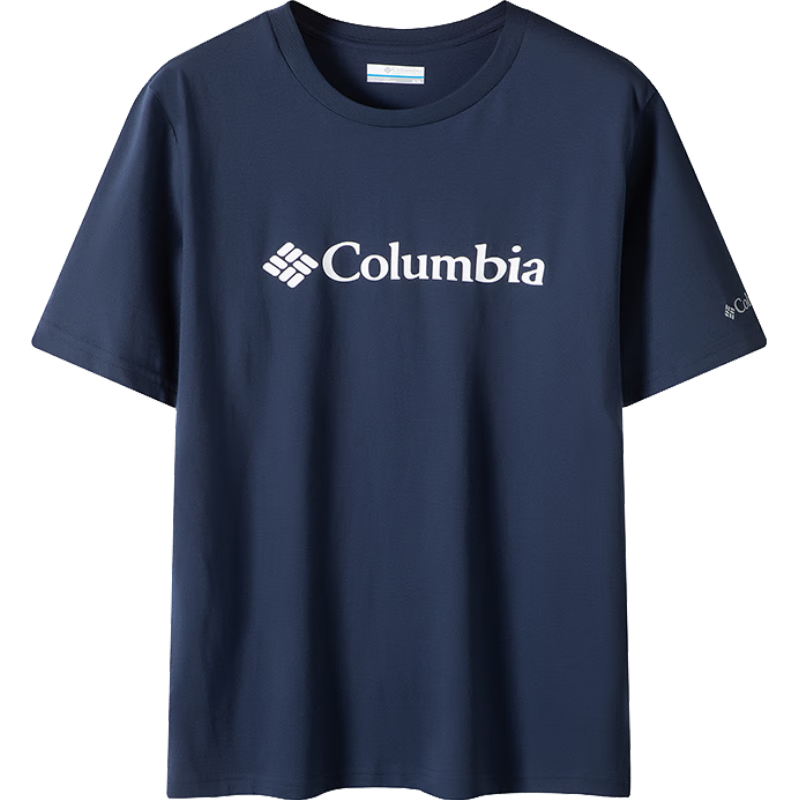 Columbia 哥伦比亚 t恤男25春夏户外休闲舒适透气纯棉短袖 