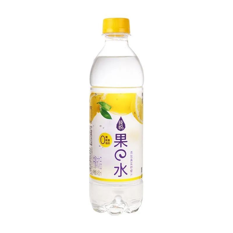 纯悦果味水 450ml*15瓶 柠檬/蜜桃味 夏季清凉饮品 果味饮料 纯悦水