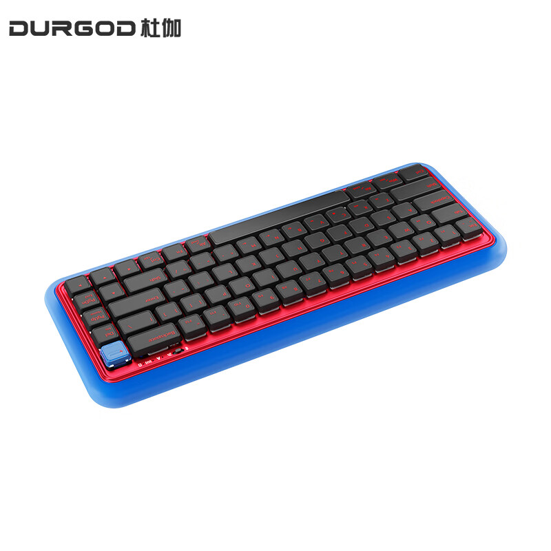 DURGOD杜伽S230正青春气垫泡泡机械键盘矮轴67键办公无线蓝牙双模男女生高颜值生日礼物 正青春-多巴胺无光