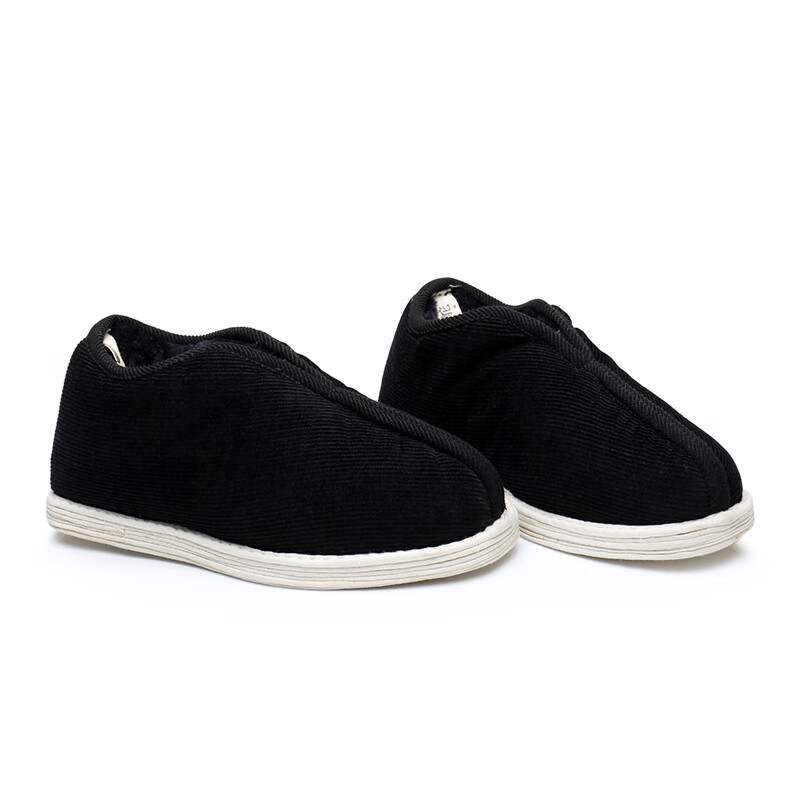 郎捷凯手工老北京棉鞋 男女冬季中老年保暖加绒加厚平底老头 千层底