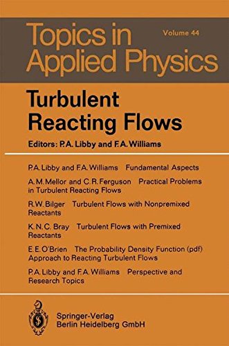 预订 turbulent reacting flows