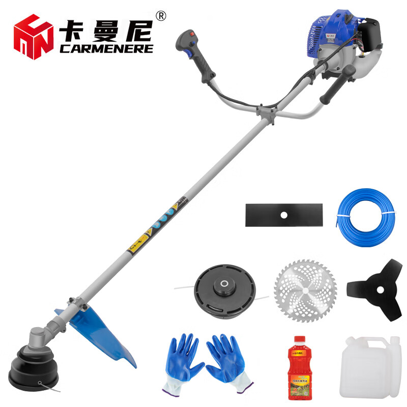 卡曼尼 BC430二冲程割草机侧挂式汽油机除草机打草机水稻收割灌机大马力怎么看?