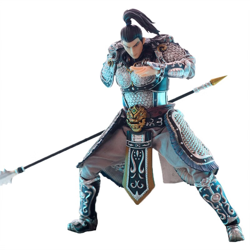 猎瑞1/10 三国赵云人偶可动手办模型玩具桌面摆件关节可凹造型 现货