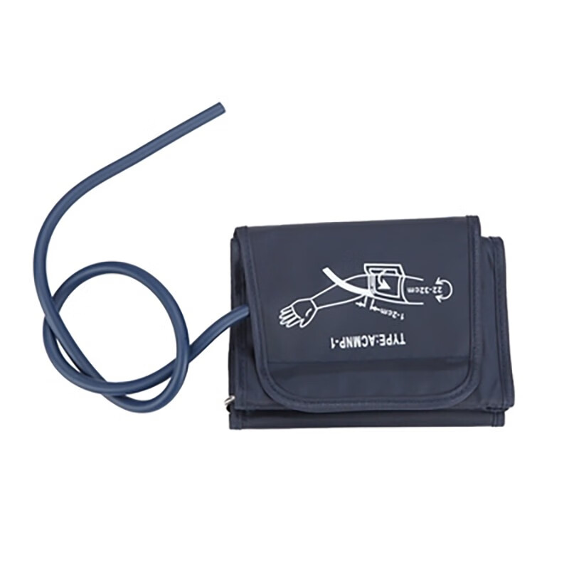 九安电子血压计袖带血压机计配件袖臂带高精度医生用臂式家用高血压测量仪医用级臂绑带KD5918D558 黑色标准臂围袖带（22-32臂围）