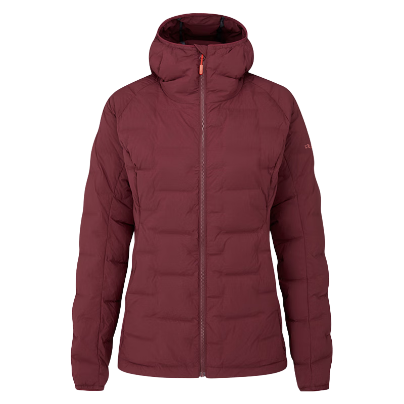 Rab700輕量蓬保暖連帽御寒透氣戶外運(yùn)動彈力科技面料女羽絨服 QDB-31 黑灰色 M 10