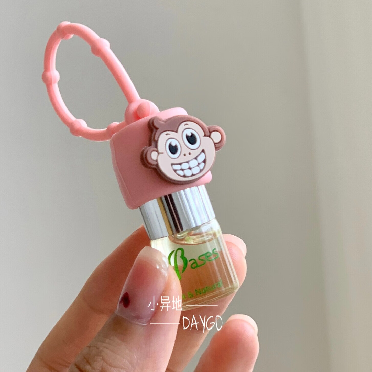 欧比信小绿珠滚珠走珠 蚊虫叮咬止痒消包舒缓护肤油婴儿 驱蚊珠一个【赠粉色挂件】