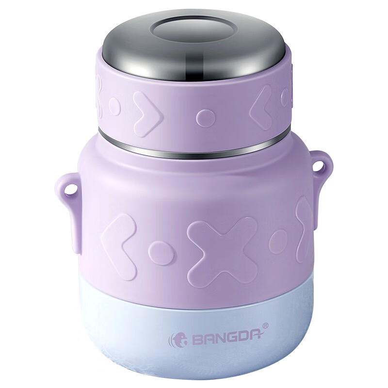 邦达（bangda） （FH62）不锈钢316焖烧杯双层焖烧饭盒保温煮杯焖烧壶煮粥神器 紫色【316款】 1200ml