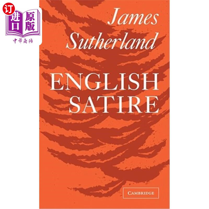 海外直订english satire 英语讽刺