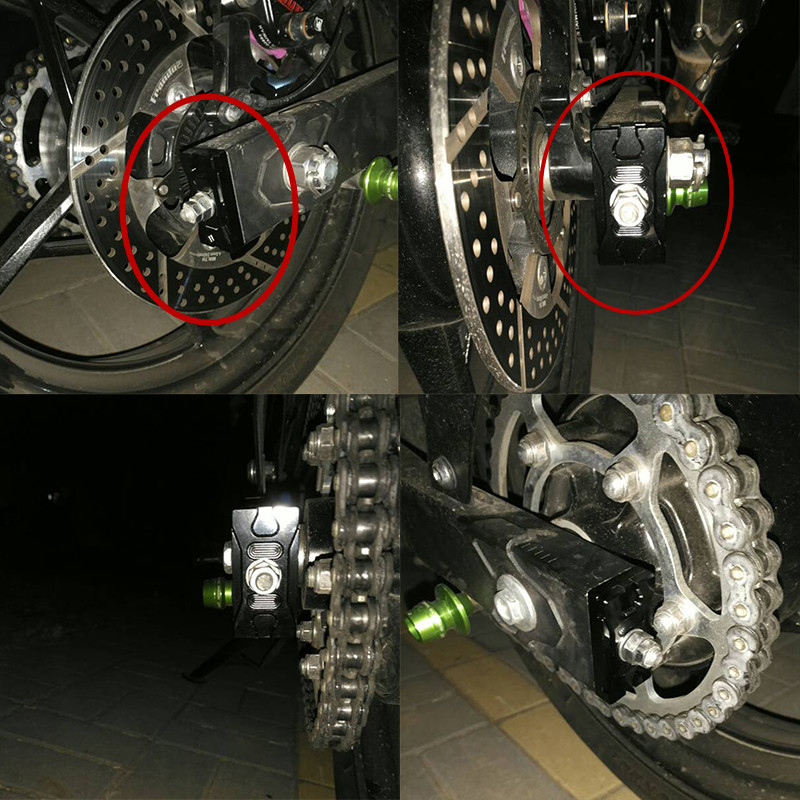 适用川崎忍者400 ninja400 z400 cnc改装后平叉装饰盖 后平叉堵头配件