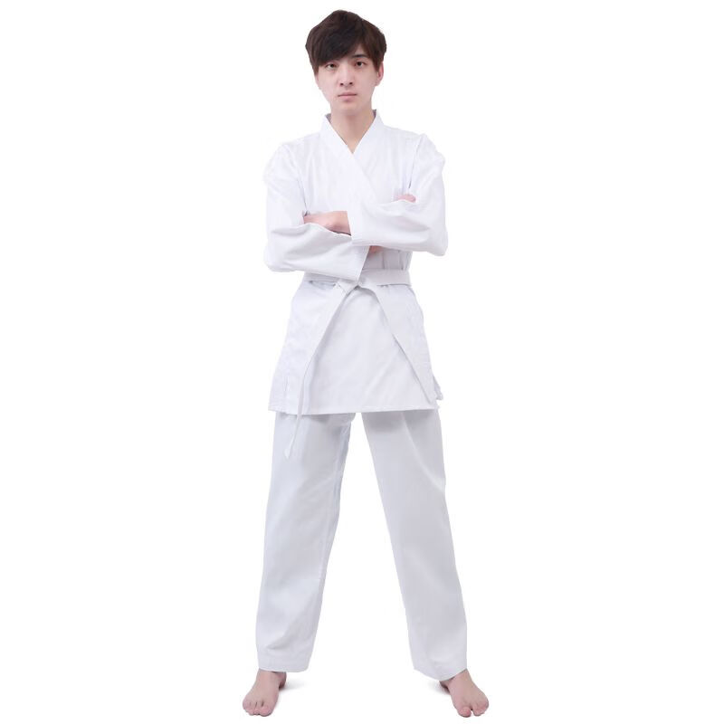 狮奥利兴柔道服银盛全套松涛会儿童成人 男女款空手道服 斜纹空手道道