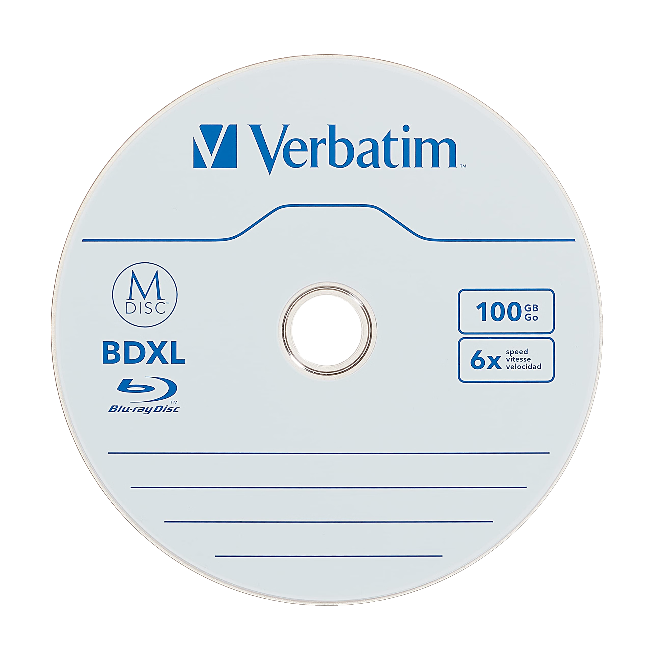 Verbatim 威宝 BDXL蓝光光盘100GB 6X倍速M-DISC 5片装 珠光盒 不可擦写 预期寿命数百年 终极存档解决方案