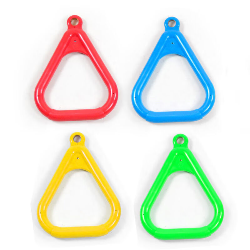 奇文室外儿童铁质吊圈幼儿园单杠玩具室内阳台锻炼户外荡秋千三角吊环