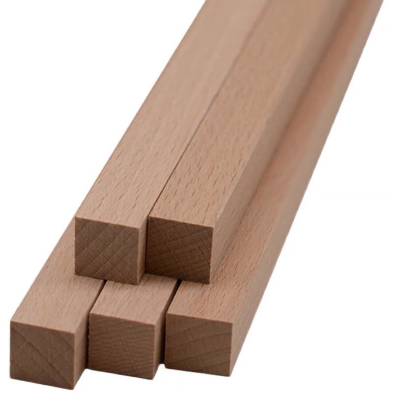 哩嗹啰嗹木方条diy龙骨板木床加固配件榉木木料木块长方形 原色 定制