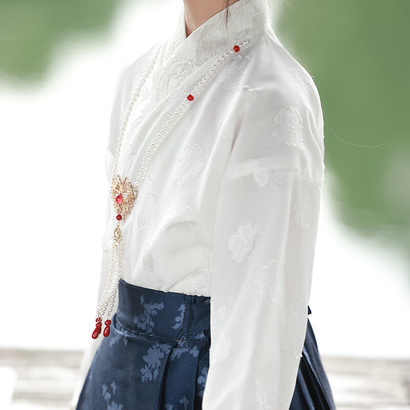 宁悠马面裙儿童全套女童马面裙夏天儿童古装汉服宝宝中国风唐装2023新