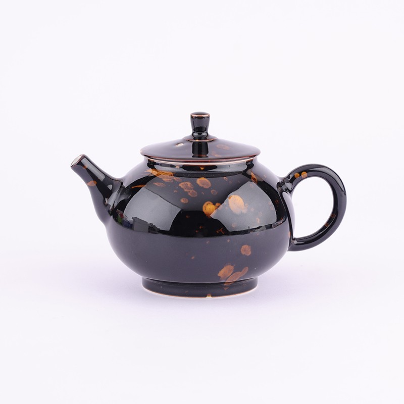 御嘉斋景德镇陶瓷天目吉州窑茶壶过滤单壶功夫茶具泡茶壶商务礼物送礼