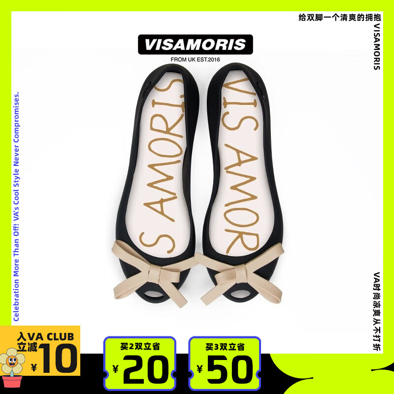 Vis Amoris英國Visamoris允莫蘇春夏平底包頭魚嘴女果凍涼鞋 磨砂月夜黑 38