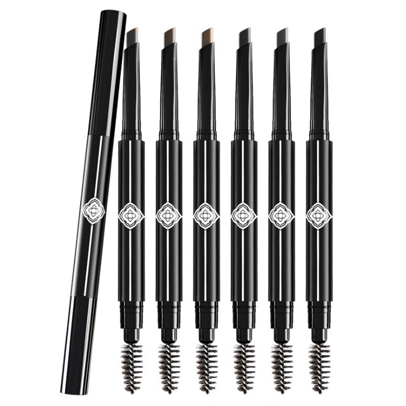 涵赞 眉笔不易脱色眉粉刷一字眉雾眉初学者女 01#茶褐色