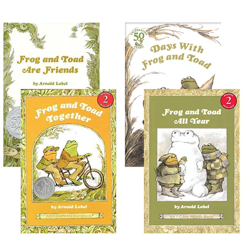 英文原版Frog and Toad Are Friends 青蛙与蟾蜍 汪培珽第三阶段4本送音频