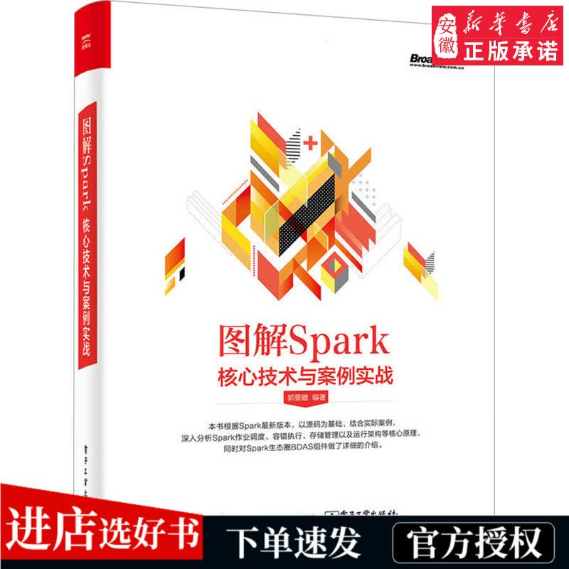 图解Spark核心技术与案例实战 Spark开发教程 Spark核心技术原理应用 spark大数据分